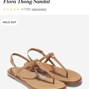 Cole Haan Brown Leather Sandal
